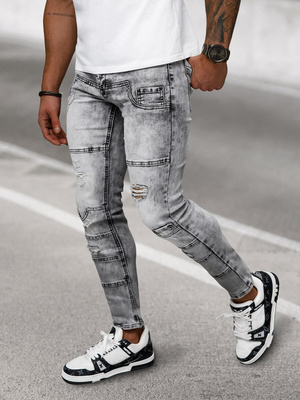 Vaqueros de hombre grafito OZONEE NB/MP0163N