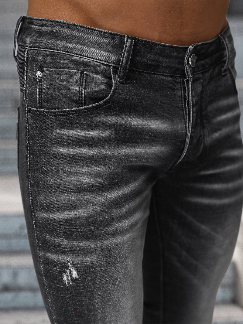Vaqueros de hombre negras OZONEE NB/MP0070N