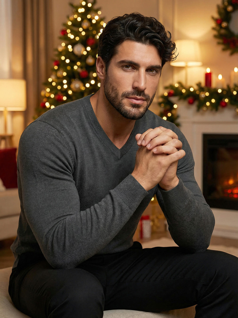 Jersey de hombre grafito OZONEE NB/MMB601/3Z