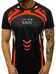 Camiseta de hombre negra OZONEE JS/KS2062