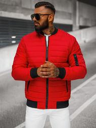 Chaqueta de hombre roja OZONEE JS/MY02Z 