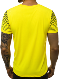 Camiseta de hombre amarillo OZONEE JS/KS2058