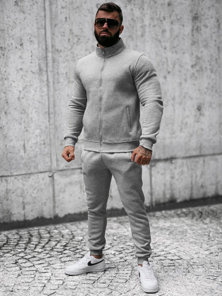 Chándal de hombre gris OZONEE JS/68C10385/2Z