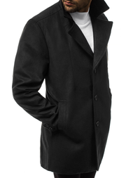 Abrigo de hombre negro OZONEE N/5922Z 