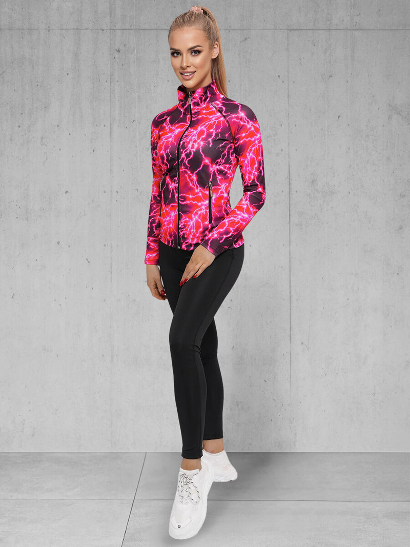 Conjunto de chándal de dos piezas de rosa OZONEE O/20713