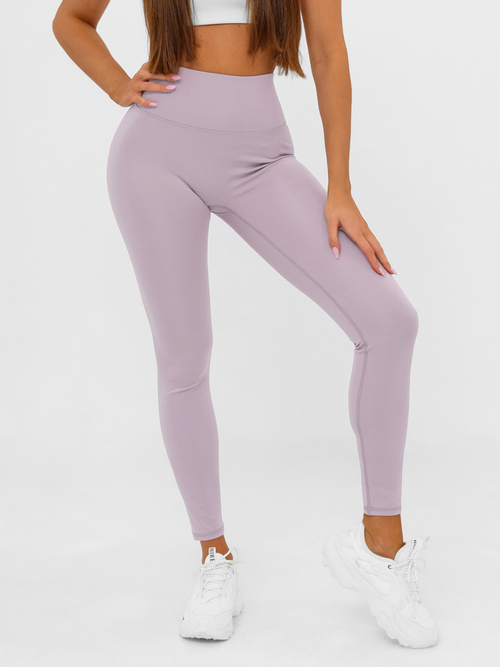 Leggings para mujer violeta claro OZONEE JS/17K580/85