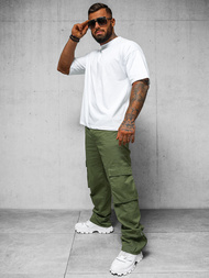 Pantalón de hombre caqui OZONEE O/G3016Z