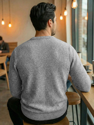 Jersey de hombre gris OZONEE JS/59B3607/2