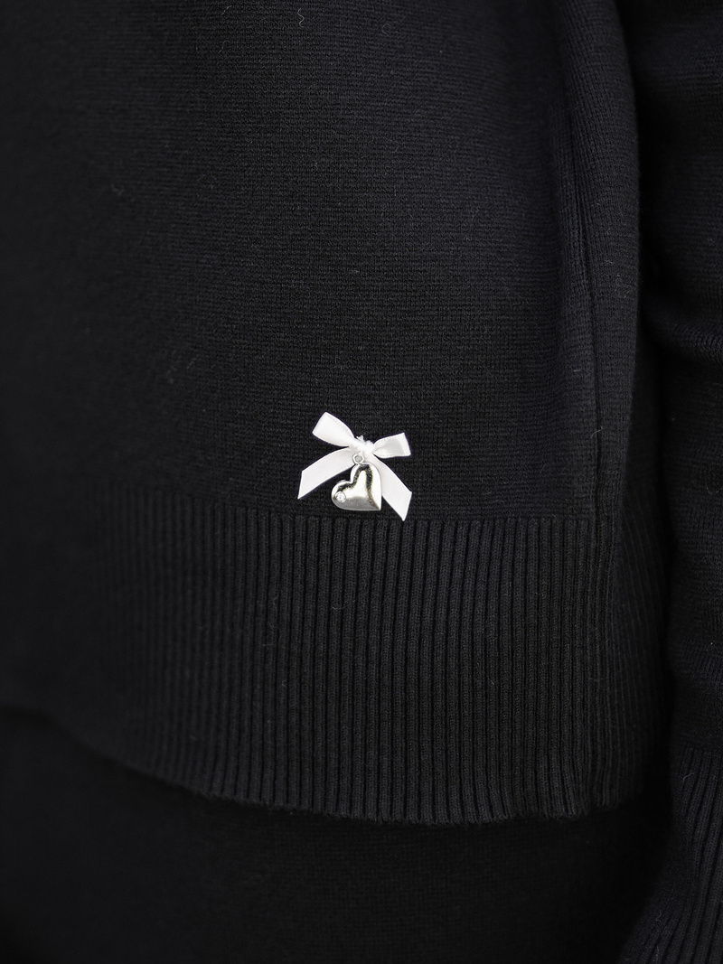 Conjunto de chándal de dos piezas negro OZONEE JS/53C5203/3