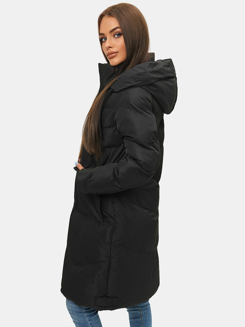 Chaqueta de mujer negra OZONEE JS/M735/392