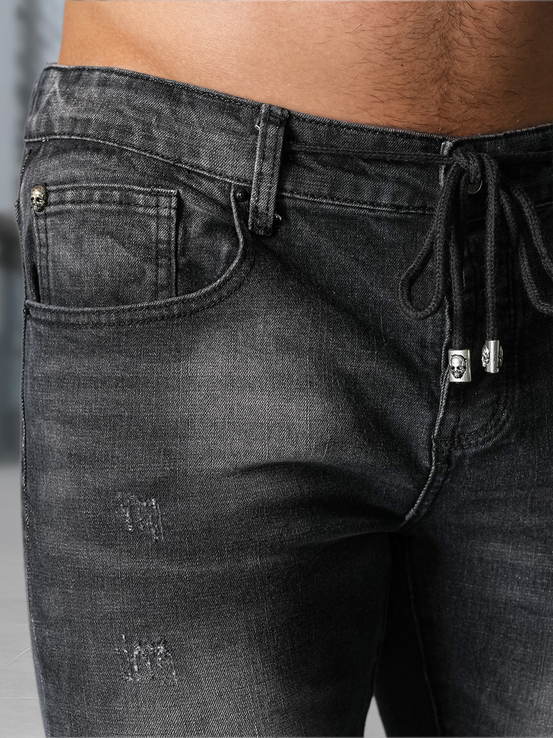 Vaquero de hombre negras OZONEE NB/MP0063/1NZ