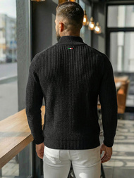 Jersey de hombre negro OZONEE NB/MM6020/4Z