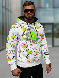 Sudadera de hombre blanca OZONEE O/HM650Z