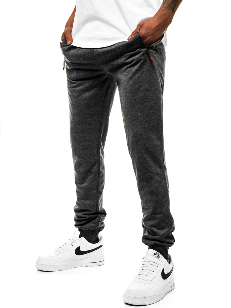 Pantalón de chándal de hombre grafito JS/XW032S