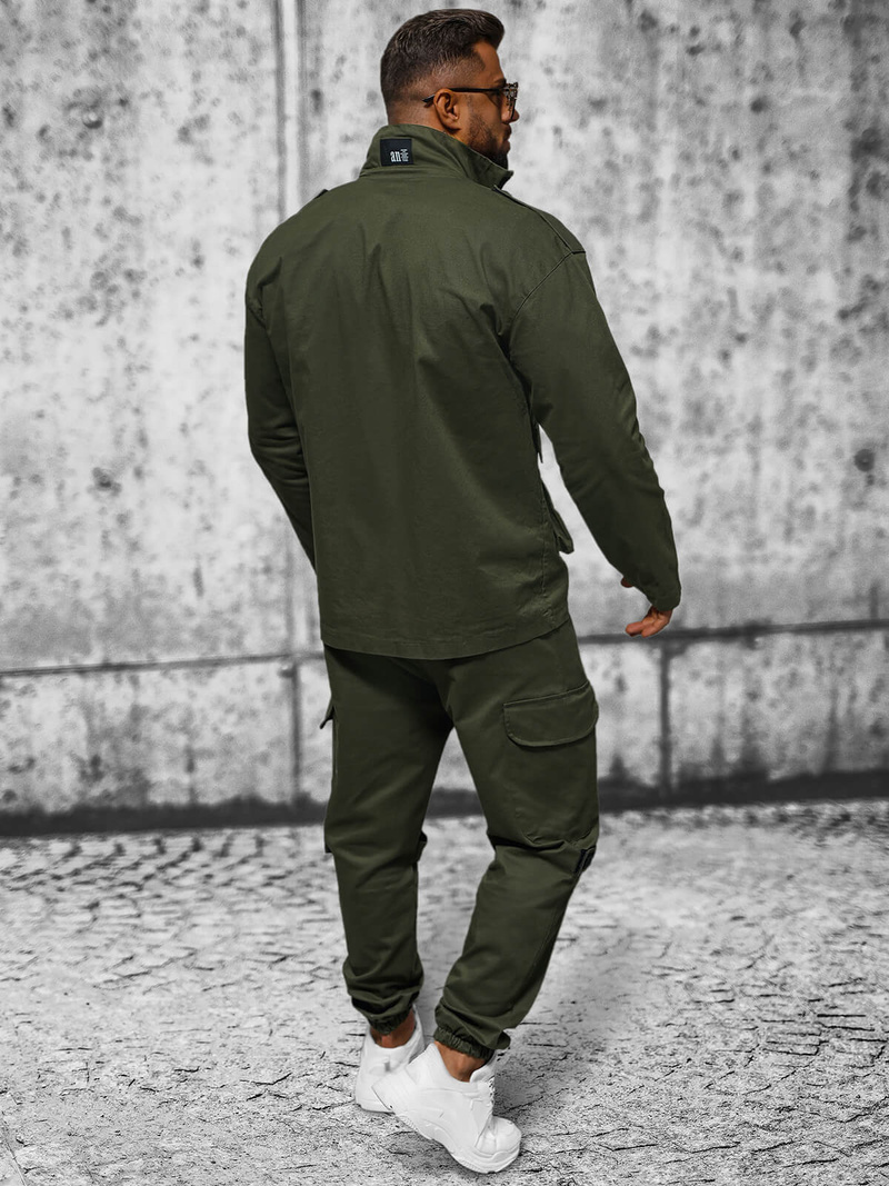 Chaqueta de hombre caqui OZONEE O/G3035