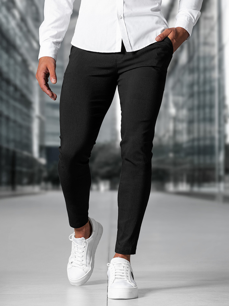 Pantalón de hombre negras OZONEE O/P4049Z