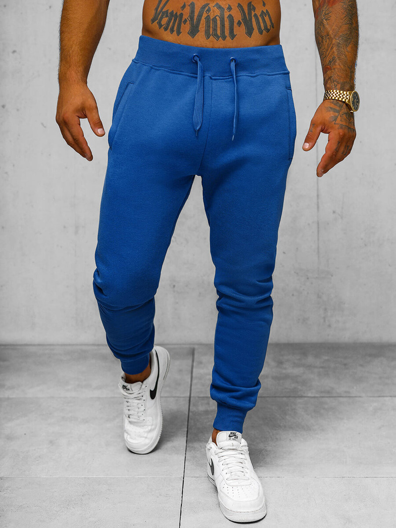 Pantalón de chándal de hombre cobalto OZONEE JS/XW01Z