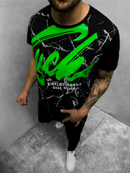 Camiseta de hombre negra OZONEE JS/KS2015Z