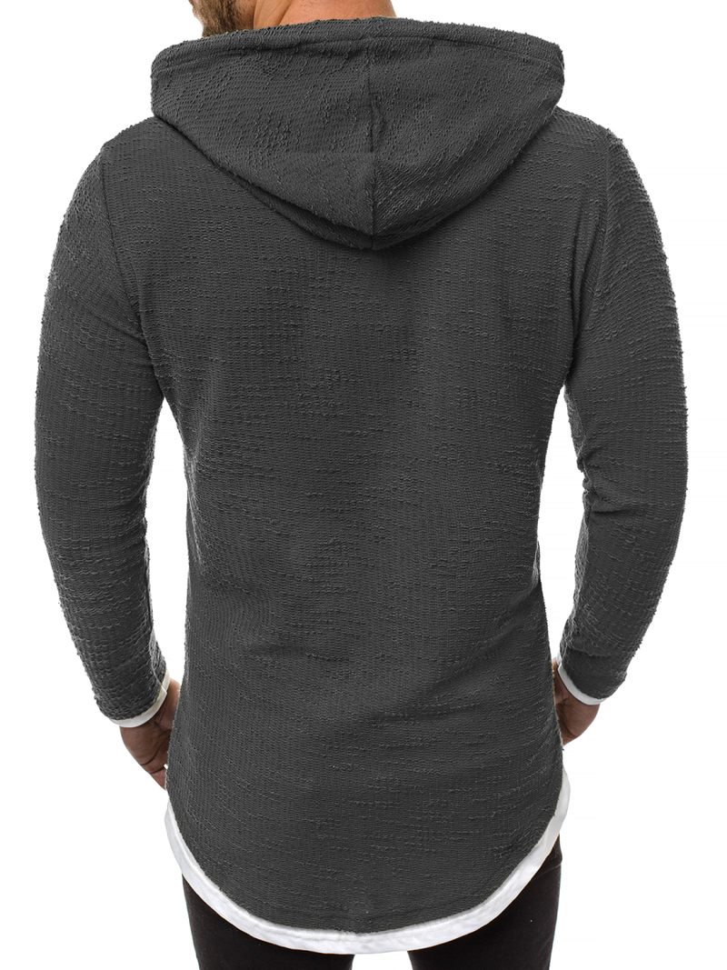 Sudadera de hombre grafito OZONEE O/1252