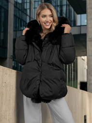 Chaqueta de mujer negra OZONEE O/16M9179/392Z