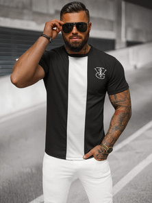 Camiseta de hombre negras OZONEE O/L1184