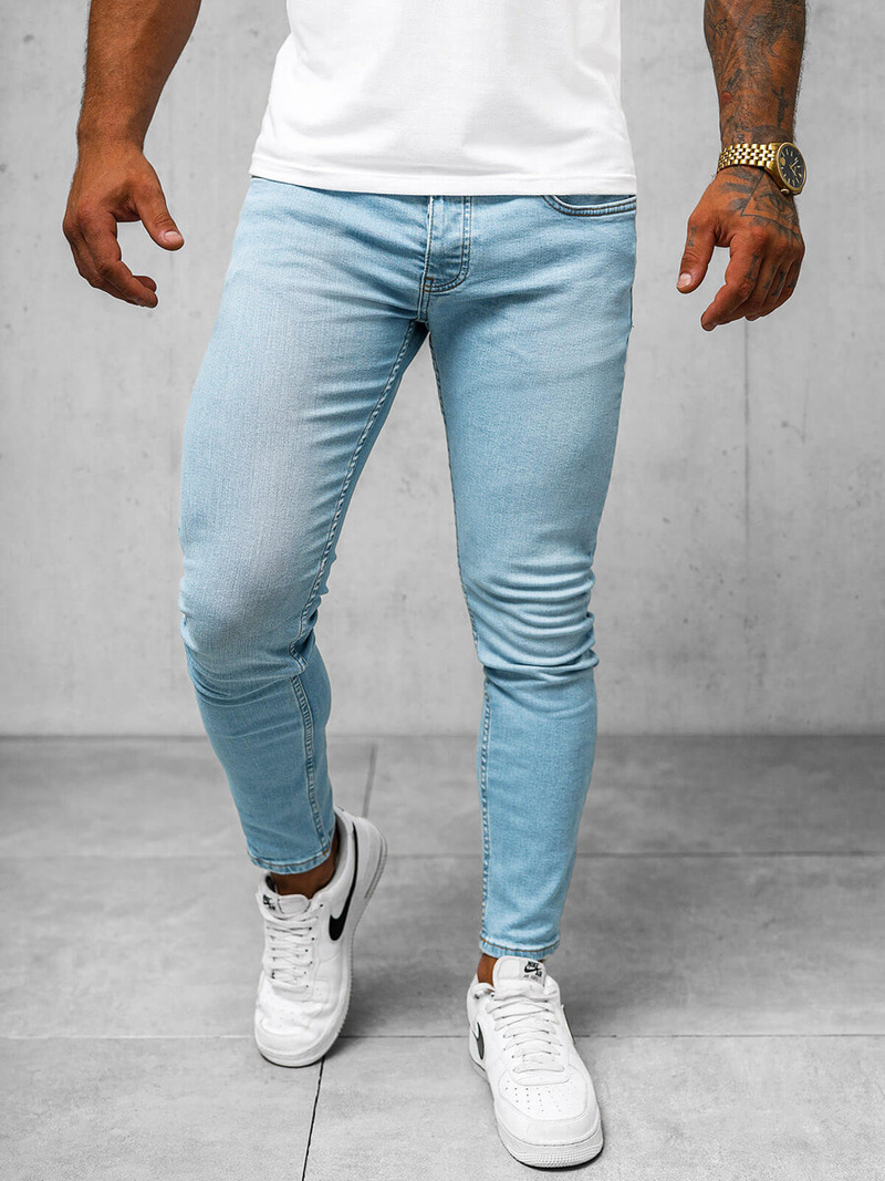 Vaqueros de hombre azul OZONEE O/426SP