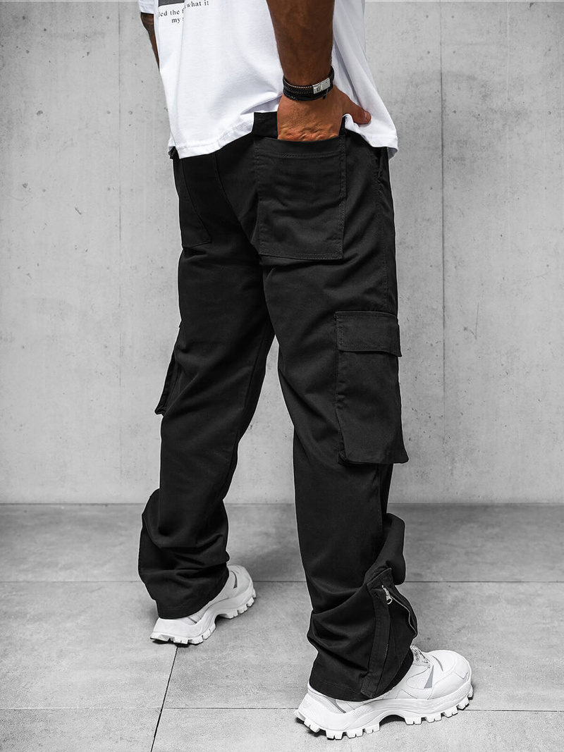 Pantalón de hombre negros OZONEE O/G3016Z