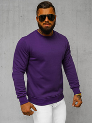 Sudadera de hombre violeta OZONEE JS/2001-10Z