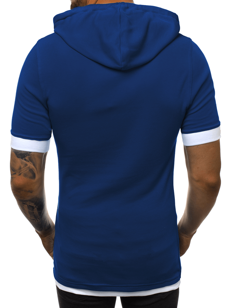 Camiseta de hombre índigo OZONEE O/1273Z
