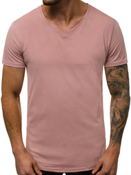Camiseta de hombre rosa OZONEE O/2309