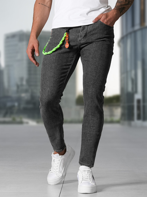Vaqueros de hombre grafito OZONEE NB/MP0191G