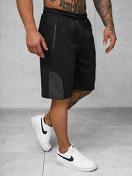 Pantalón corto de hombre negras OZONEE JS/15K1827/3
