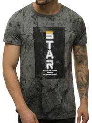 Camiseta de hombre grafita OZONEE JS/SS10927
