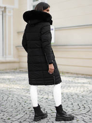 Chaqueta de mujer negra OZONEE O/W377Z