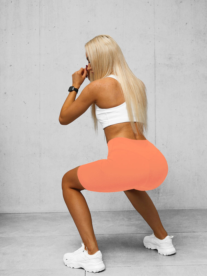 Leggins mujer cortos salmón OZONEE O/K5-J