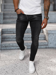 Vaqueros de hombre negras OZONEE NB/MP0025NZ