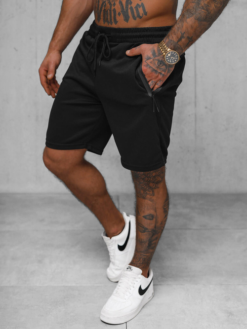 Pantalón corto de hombre negras OZONEE JS/17K533/3