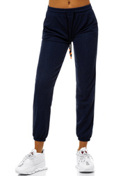 Pantalón de chándal para mujer azul marino OZONEE JS/1020/B4