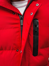 Chaqueta de hombre roja OZONEE O/M798