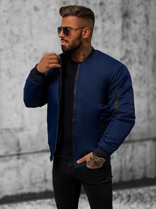 Chaqueta de hombre granate OZONEE JS/AK95Z