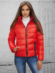 Chaqueta de mujer roja OZONEE JS/M782/270Z