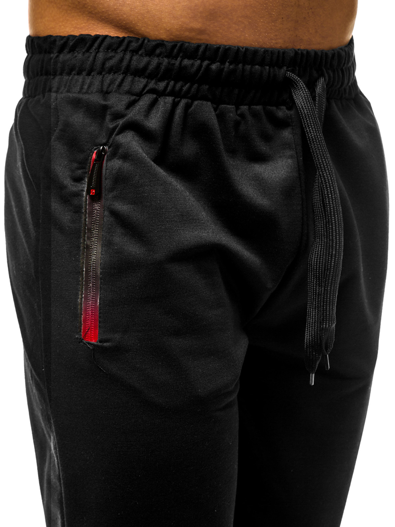 Pantalón de chándal de hombre negro JS/XW007SZ