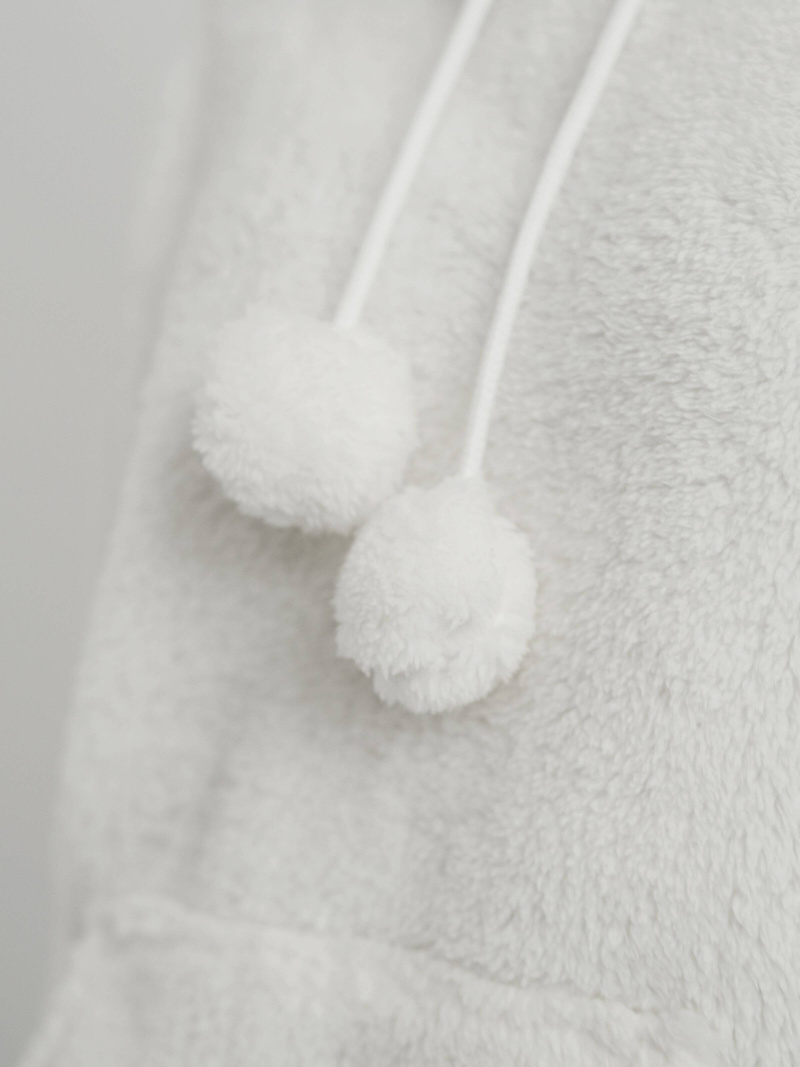 Sudadera de mujer blanca OZONEE JS/HH192/1