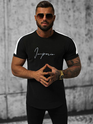 Camiseta de hombre negras OZONEE O/P1180