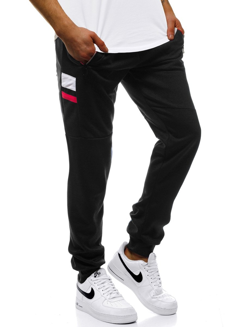 Pantalón de chándal de hombre negras OZONEE JS/JZ11025