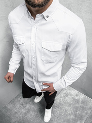 Camisa vaquera de hombre crudo OZONEE O/3466