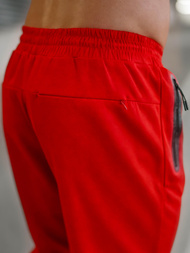 Pantalón de chándal de hombre rojo OZONEE JS/17K1998/18