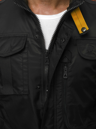 Chaqueta de hombre negr OZONEE O/99237