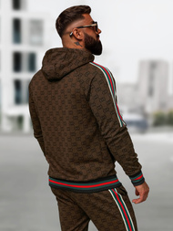 Chándal de hombre beige oscuro OZONEE O/FF5111AB