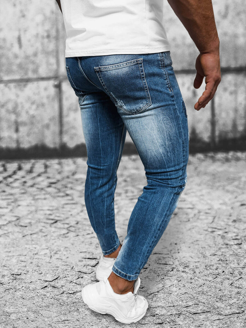 Vaqueros de hombre azul OZONEE NB/MP0008B